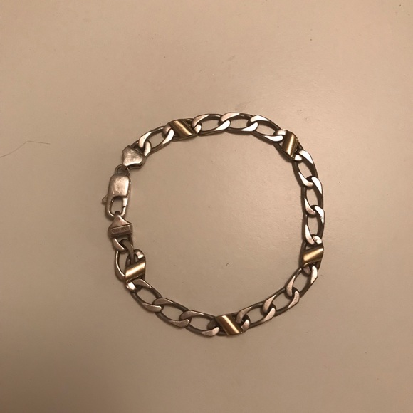 Tiffany’s Silver Bracelet with 18k Gold